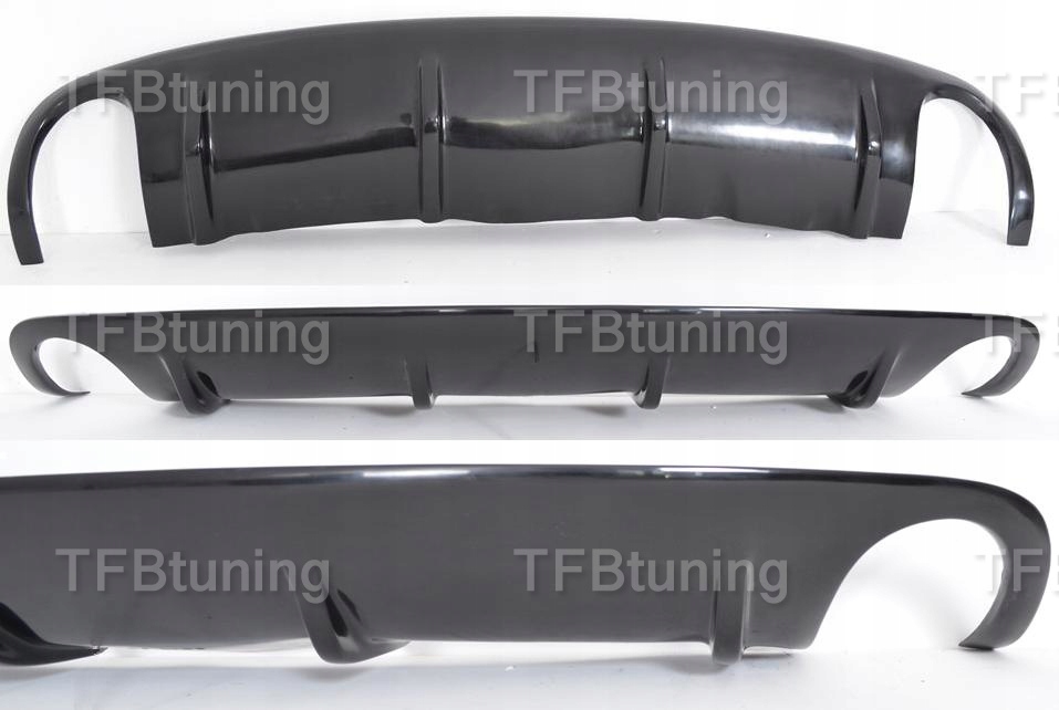 VER1 - Спойлер дифузор AUDI A6 C6 седан 04-09 TFB Тюнінг