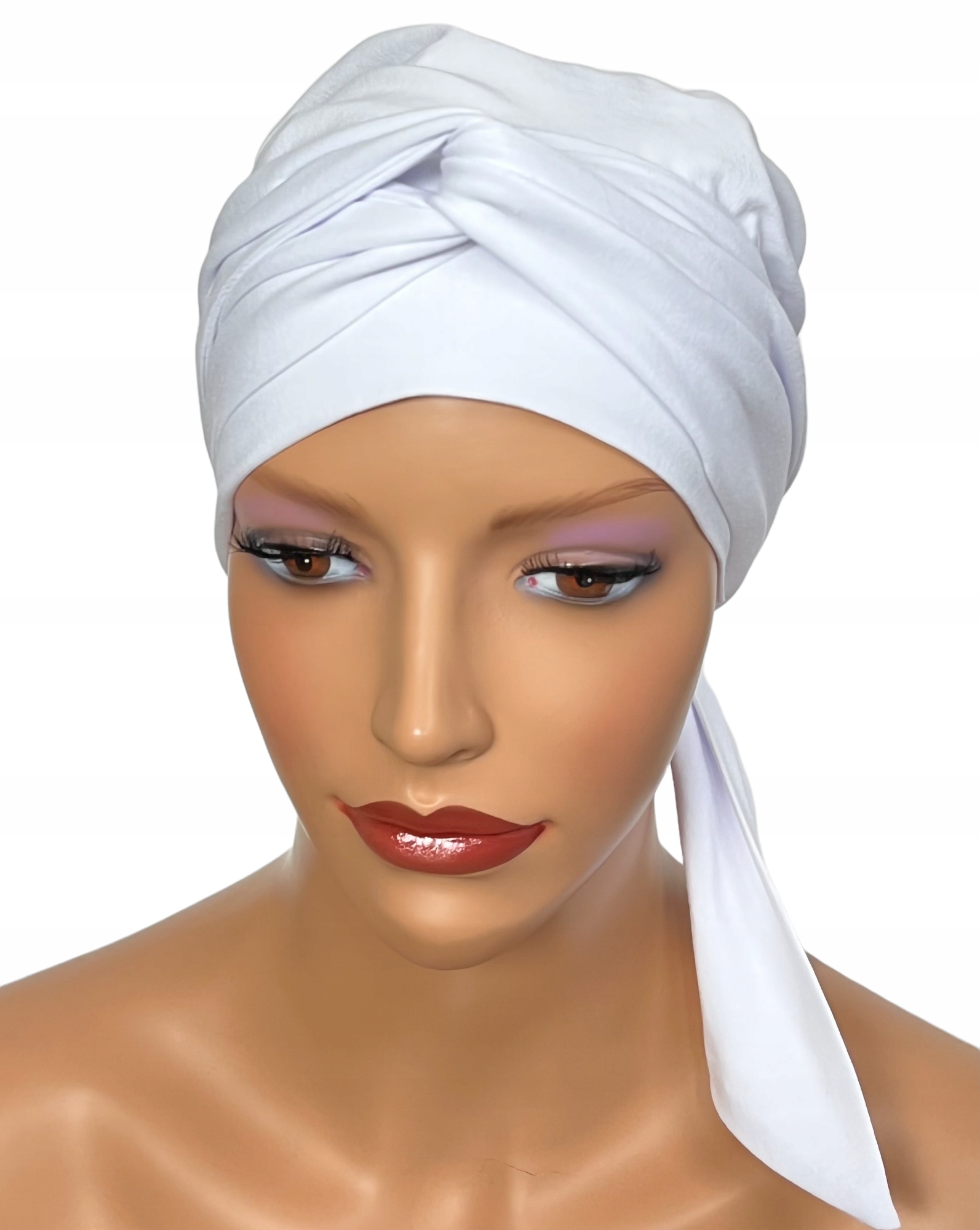 

Turban Lara biała na sezon przejściowy Eva Design