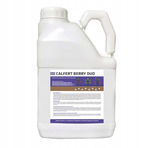 Nawóz Płynny Berry Duo 5L Nawożenie Upraw Jagodowych Fertygacja Dolistnie