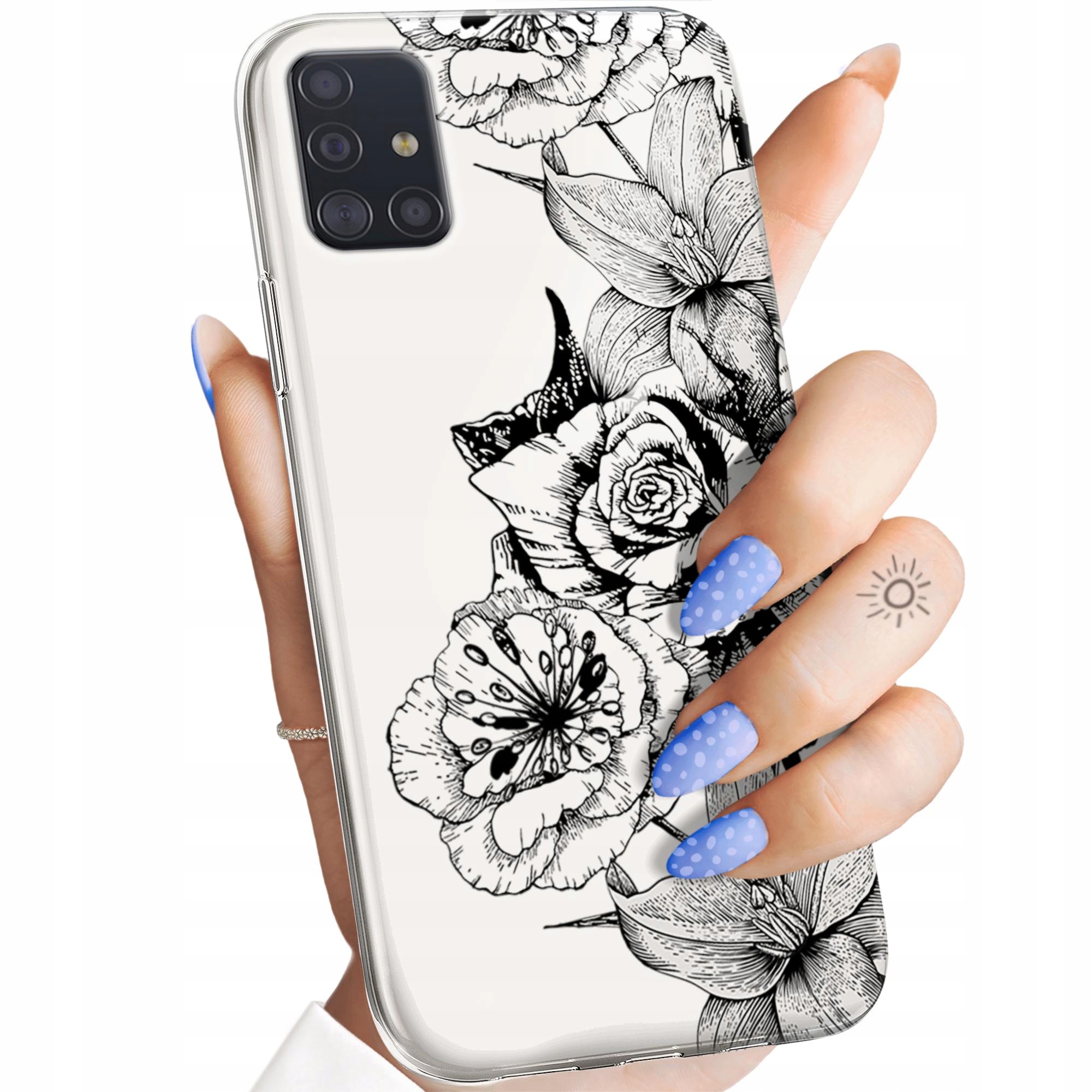 Etui Do Samsung Galaxy A51 Beżowe Kremowe Ecru Obudowa Pokrowiec Case
