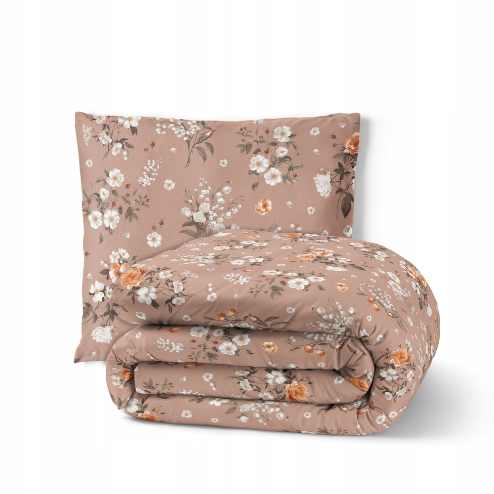 Hotelové Povlečení 160x200 1 povlak na polštář Bavlna 100%, vzor: Konvalinky losos