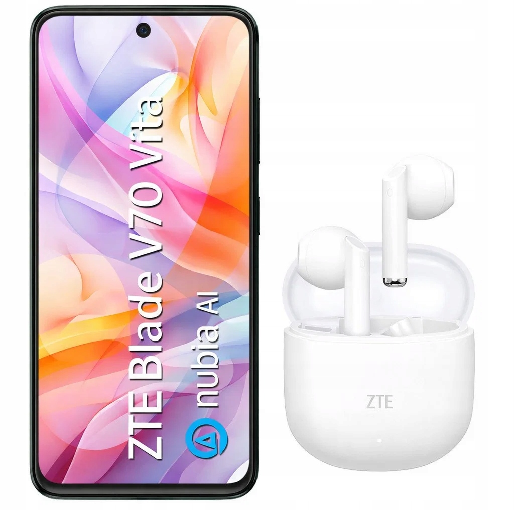 Smartfon Zte Blade V70 Vita 8/256GB Szary słuchawki