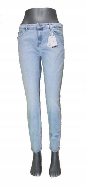 Tommy Hilfiger Como jeansy damskie WW0WW30197 wyszczup. rurki oryg. W34/L28