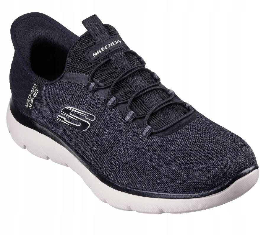 Skechers 232469 Blk černé sportovní polobotky vel. 45 Kochland