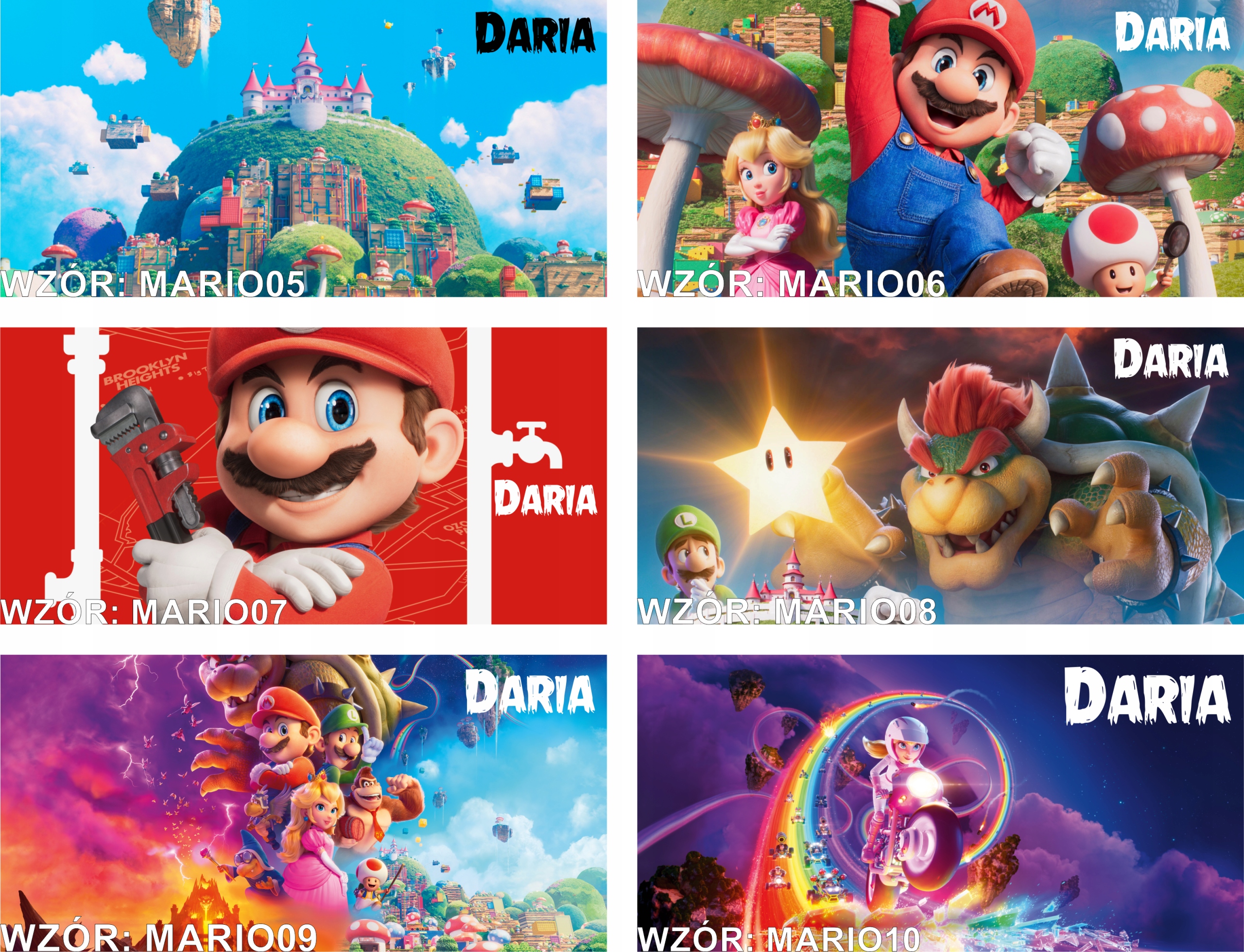 SUPER MARIO BROS kubek z dowolnym napisem! Różne wzory Marka inna