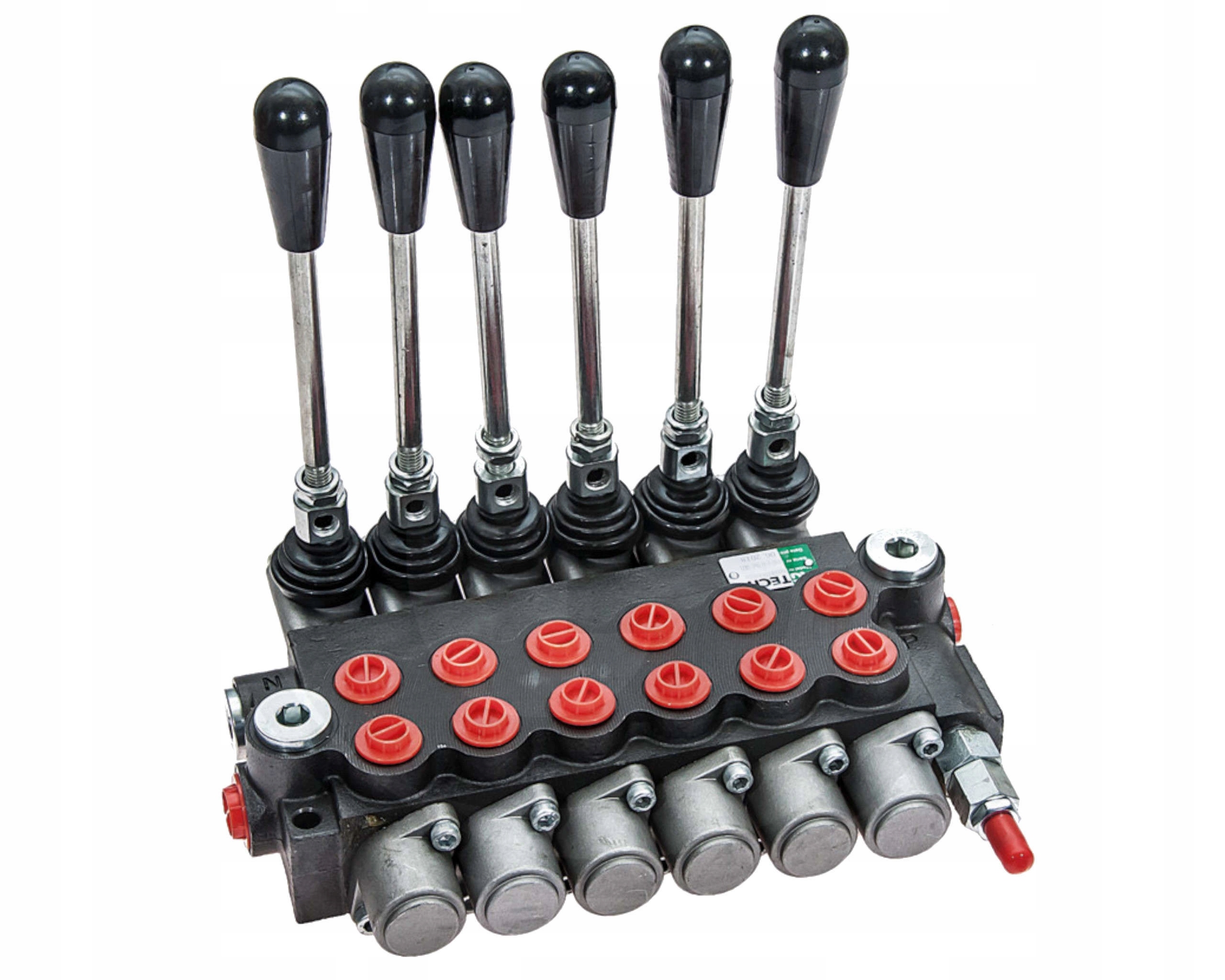 6-sekční hydraulický rozdělovač 40 l/min s přípojkou Bsp pro stroje