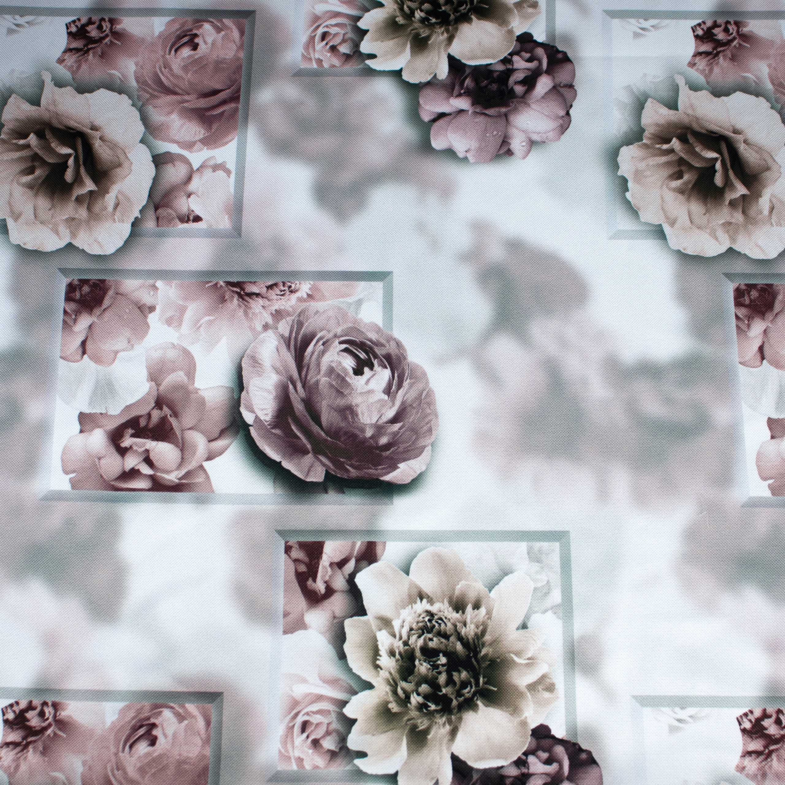 Obrus PLAMOODPORNY na stół Piwonie 140x220 Wzory Typ obrus