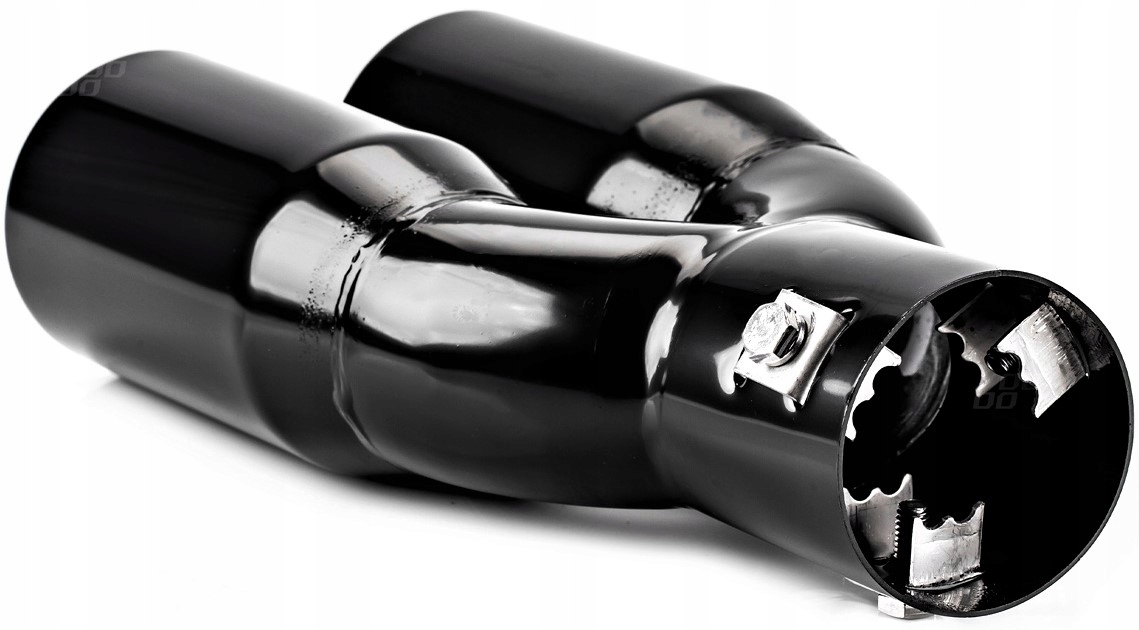 KOŃCÓWKA WYDECHU TŁUMIKA NAKŁADKA CZARNA STALOWA Producent części A-M