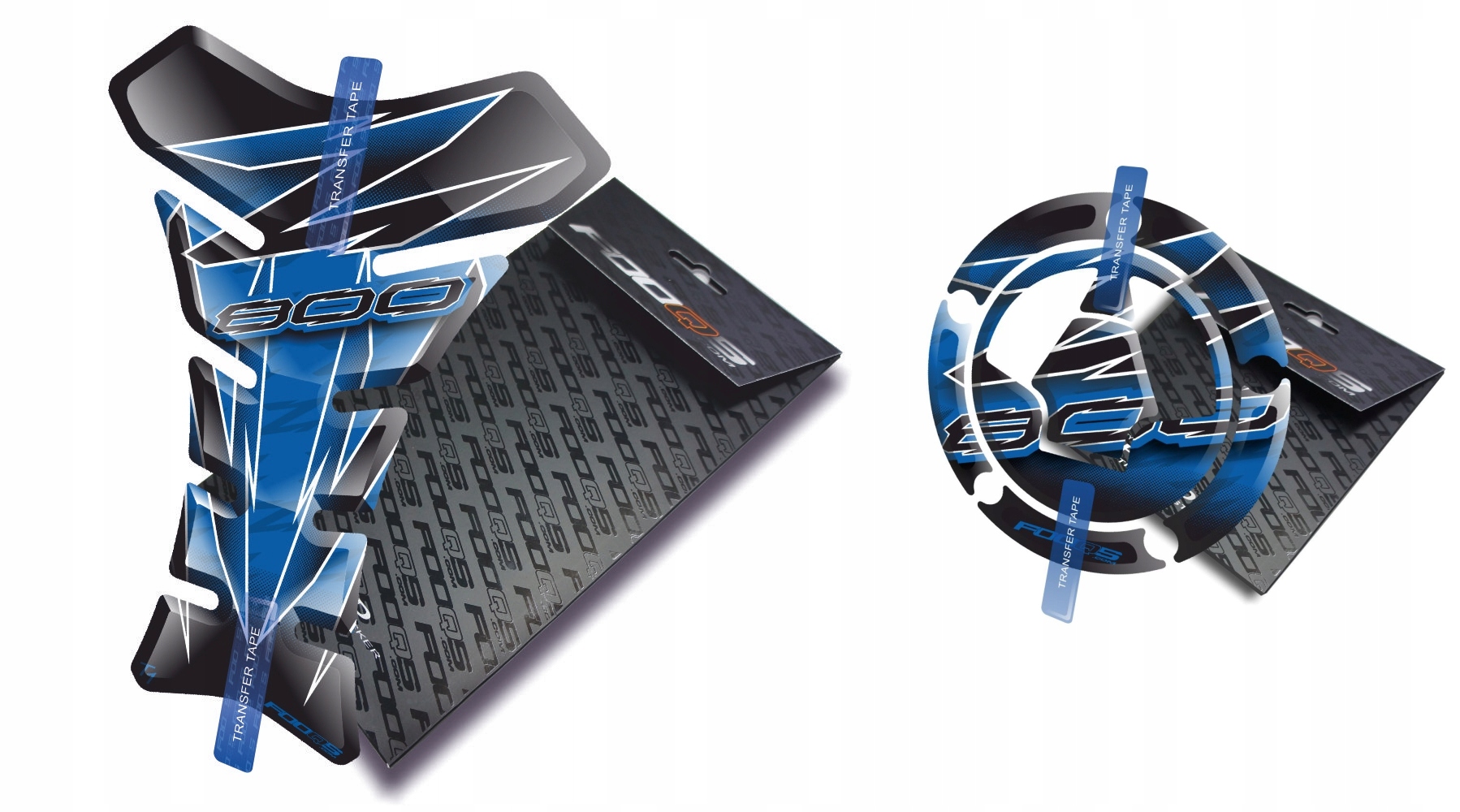 Tank-pad Cap-pad od firmy Fooqs pro Kawasaki Z-800 Modrý