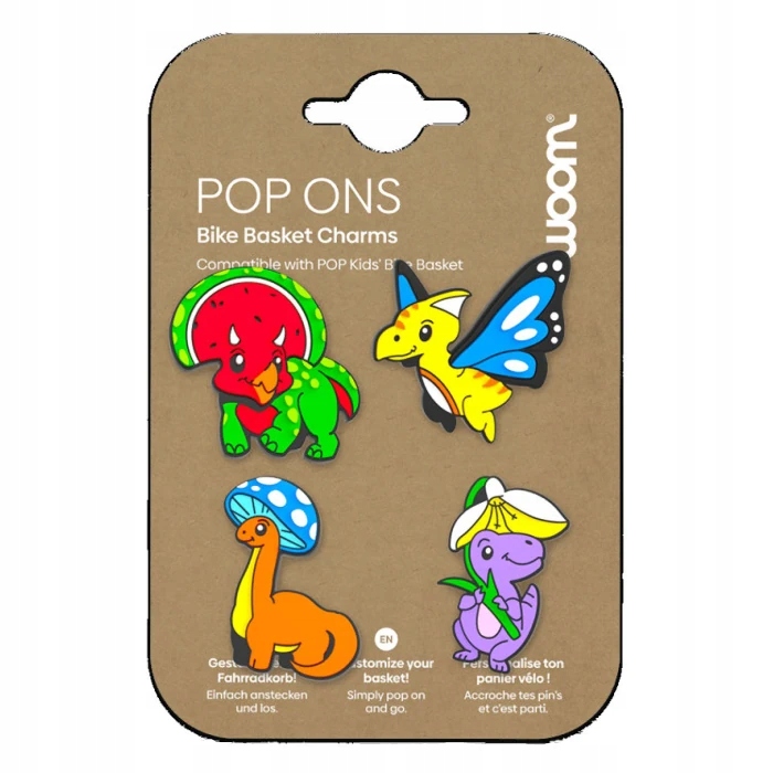 WOOM Przypinki POP ONS - Florassic Park