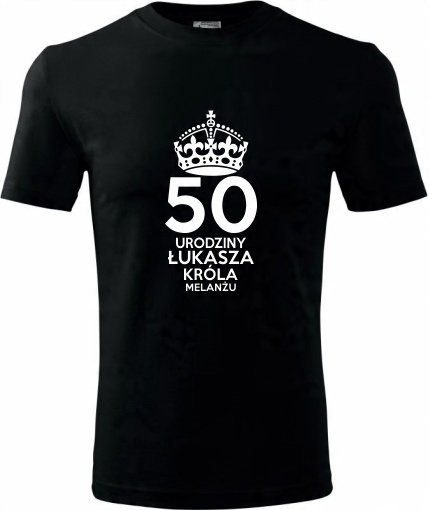 

Prezent Urodziny 50 Koszulki T-shirt Dla Niego 24h