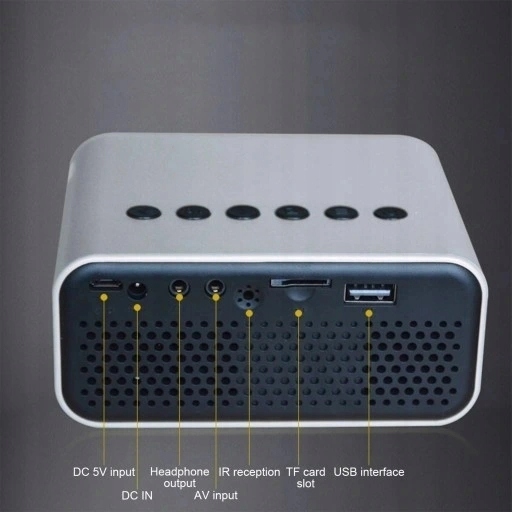 MINI PROJEKTOR DOMOWY PRZENOŚNY RZUTNIK LED USB Producent inny