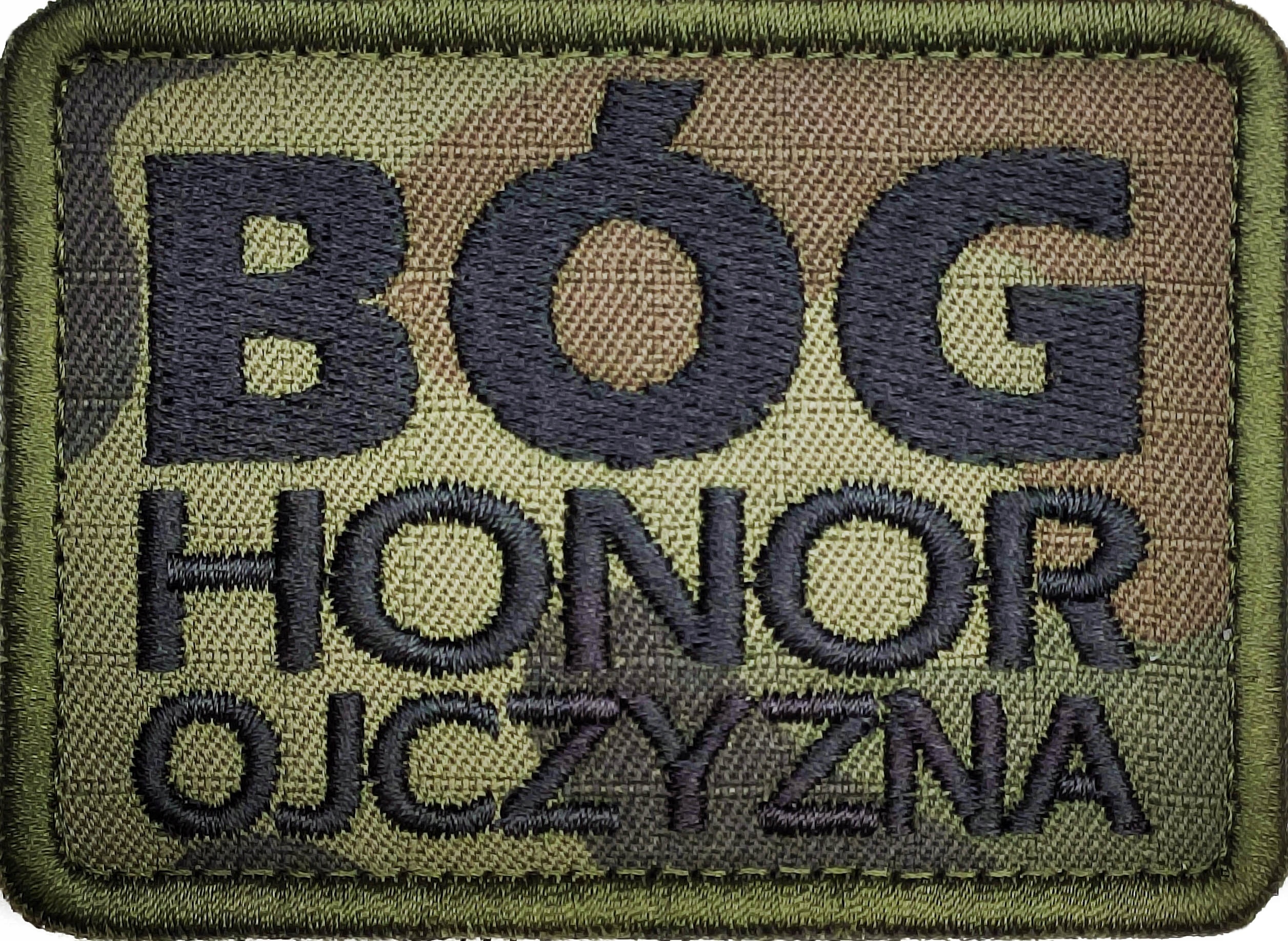 

naszywka Bóg Honor Ojczyzna wz.2010 rzep jakość!