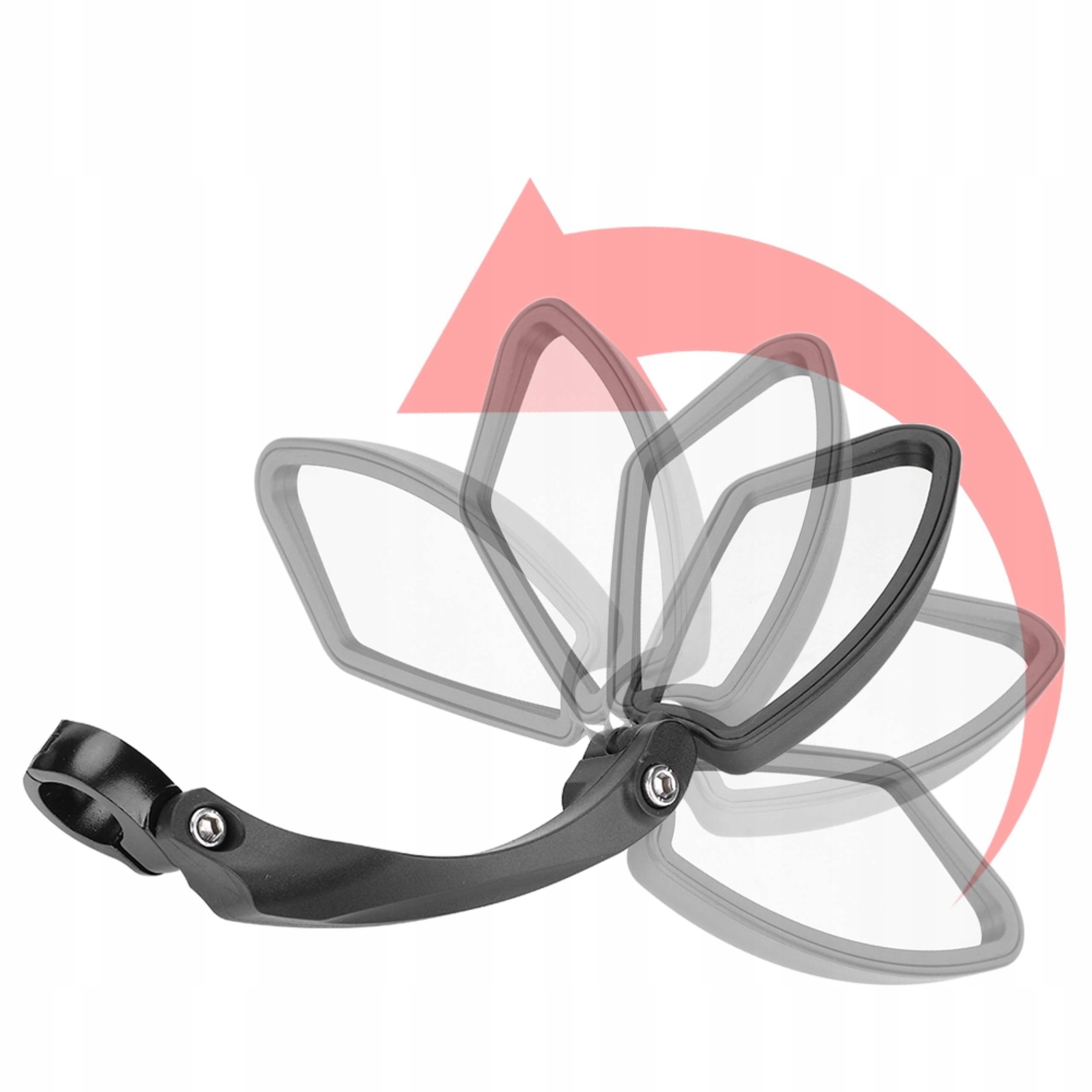 LUSTERKO LEWE WSTECZNE REGULOWANE 180 DO ROWERU Marka Inna marka