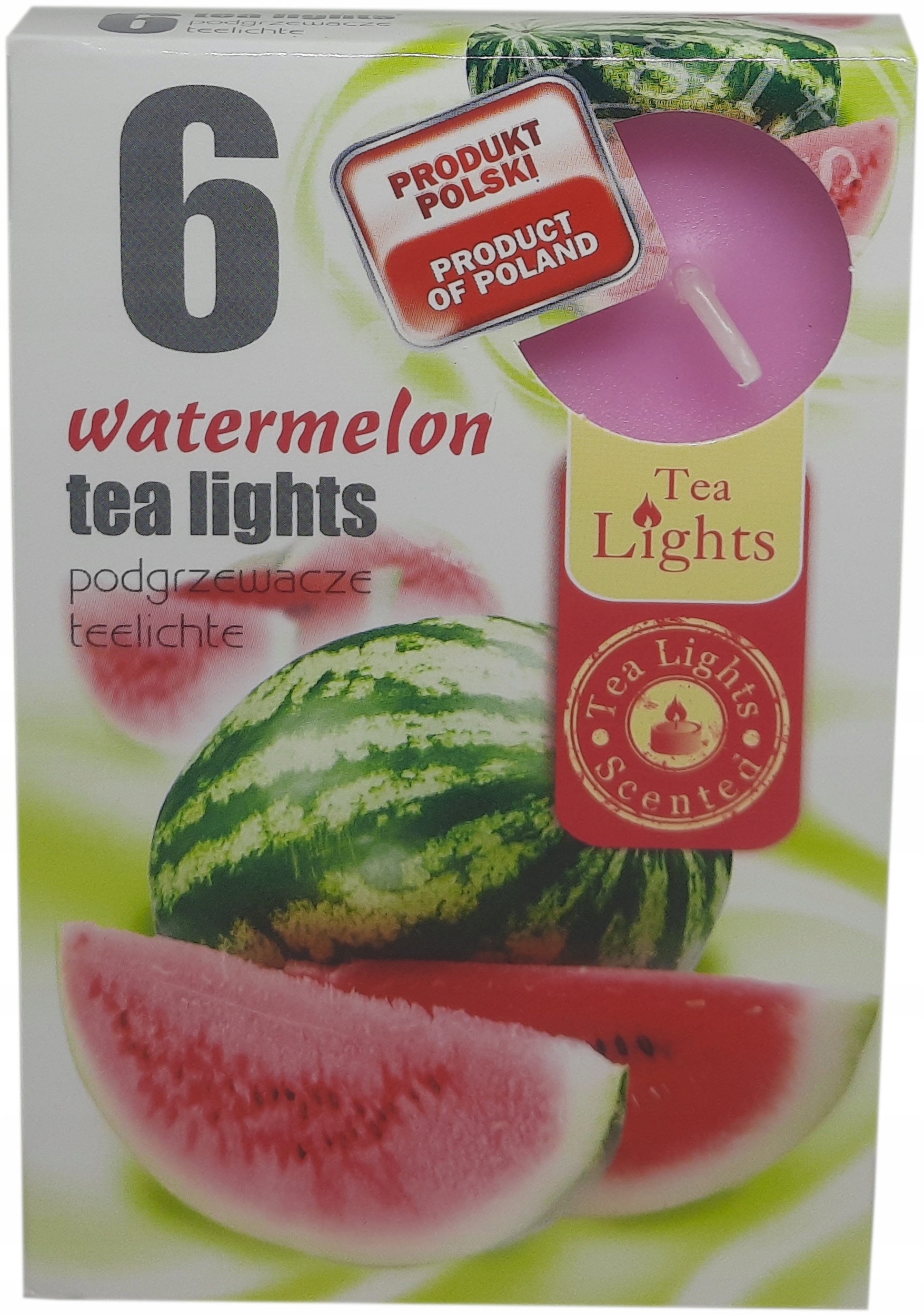 

Podgrzewacze tealight Admit Arbuz 6szt