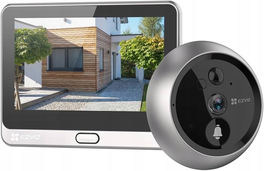 Elektronický inteligentný kukátko Ezviz DP2 2K WiFi dotyková obrazovka