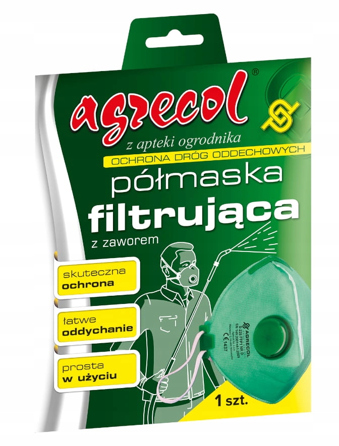 

Półmaska Filtrująca do Oprysku Maseczka Agrecol