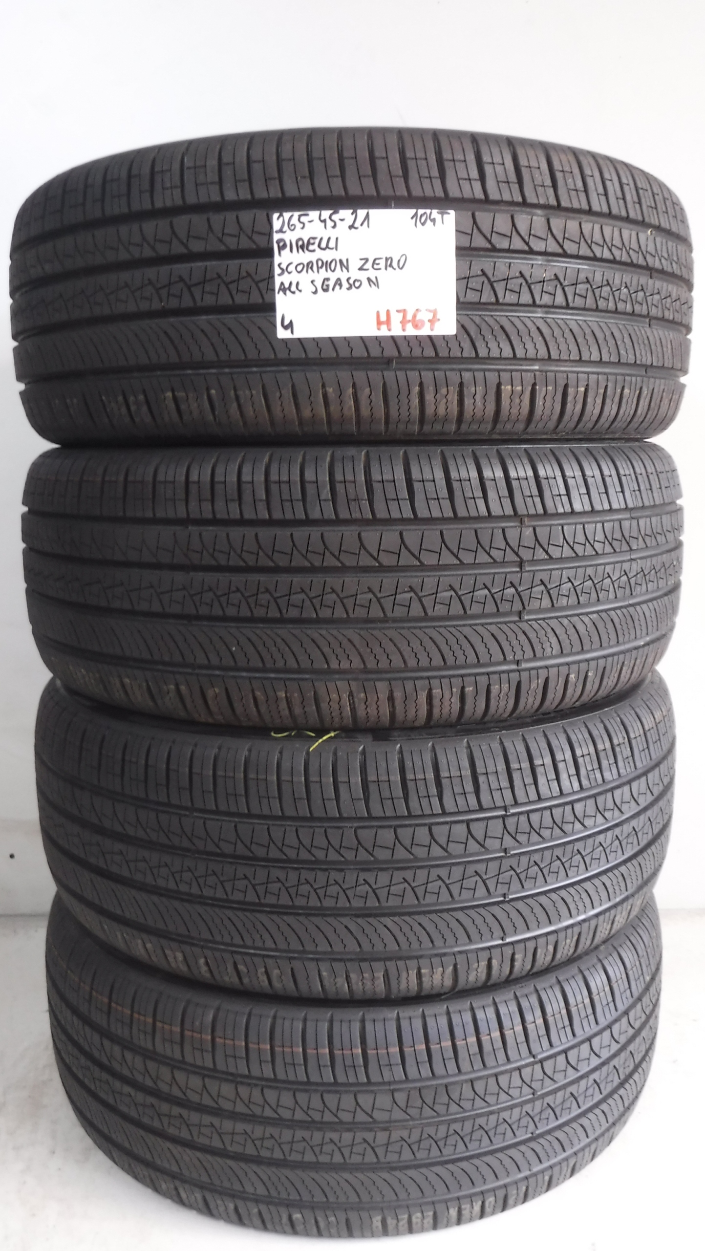 ВСЕСЕЗОННЫЕ ШИНЫ PIRELLI SCORPION 265/45/21 104T