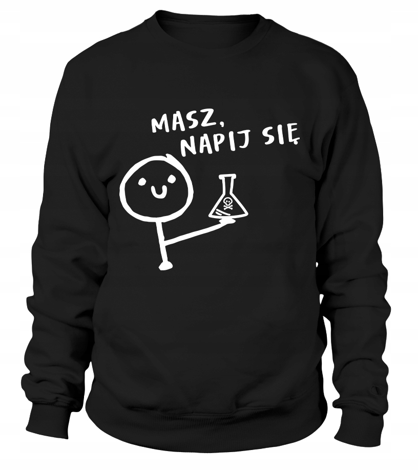 Pánská Mikina Masz Napij se 2XL Černá Pro něj Chlapa Manžela Chlapa