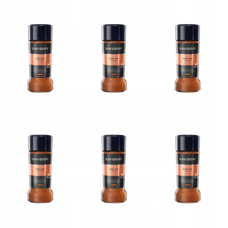 Káva Davidoff Crema Intense 90 g rozpustná X6