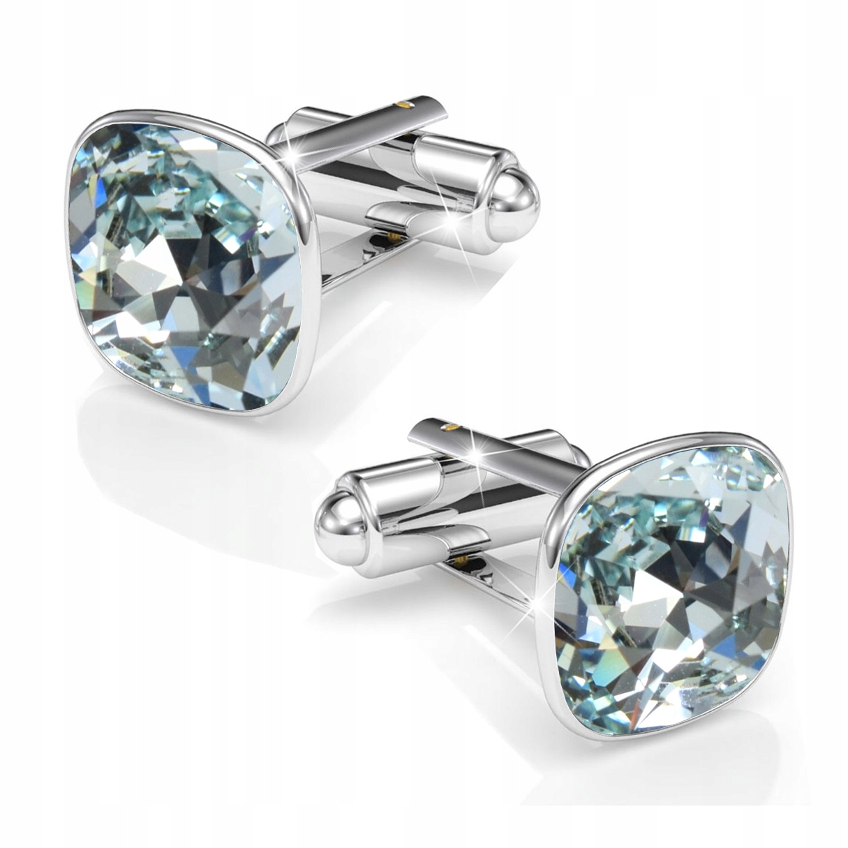 Manžetové knoflíčky na košile Stříbrné Stříbro 925 Jako Dárek Svatba Pánské