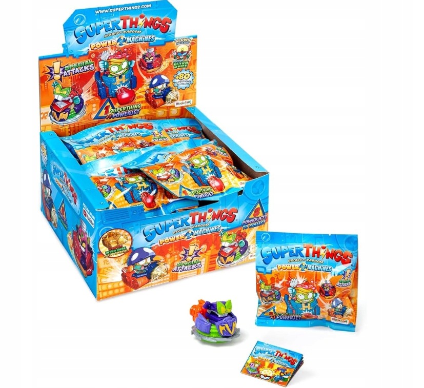 Zings Things Saszetka Power Machines Pojazd Powerjet Figurka s 7 Box