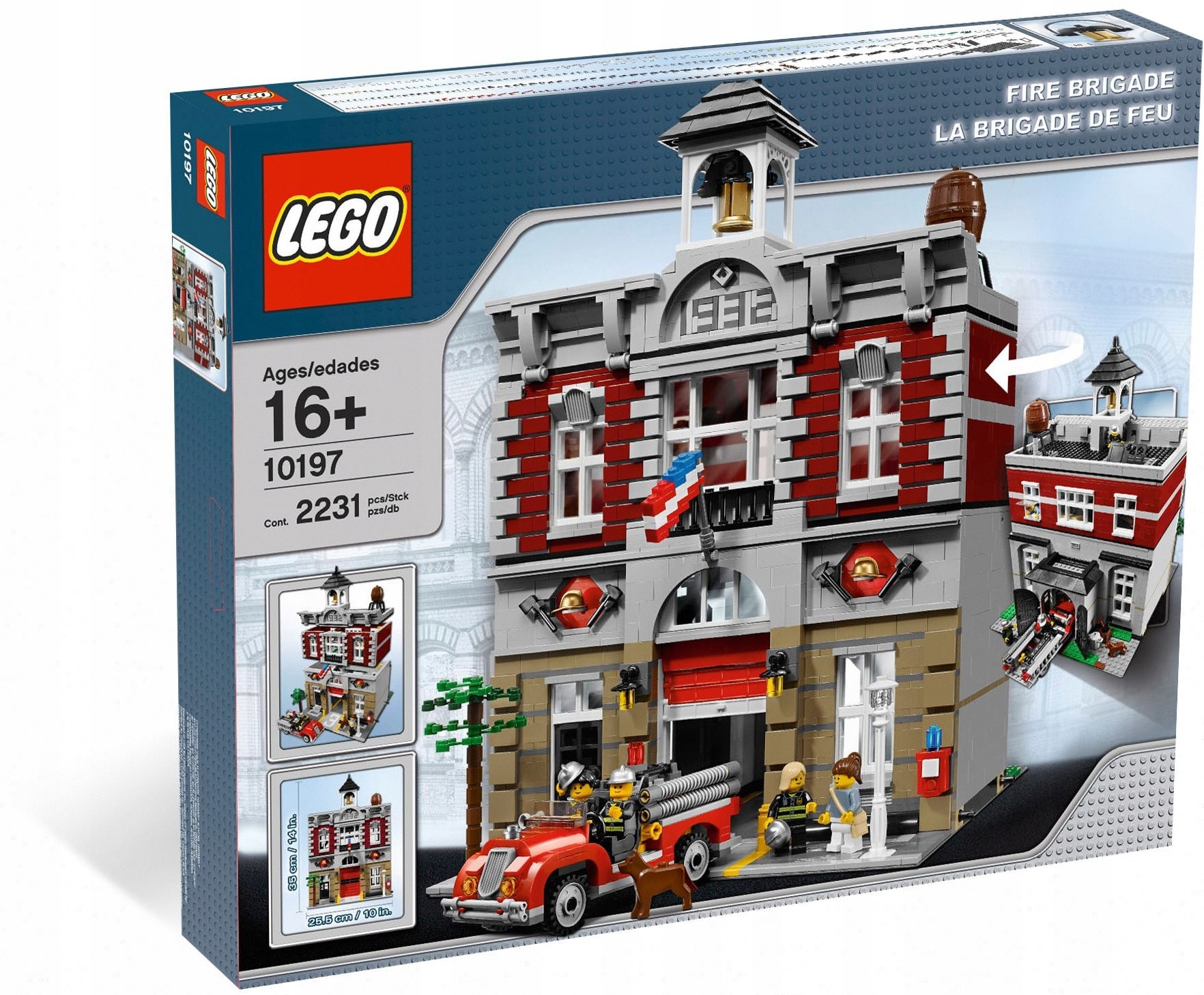 Klocki Lego Creator Expert Zestaw Fire Brigade Remiza Strażacka 10197