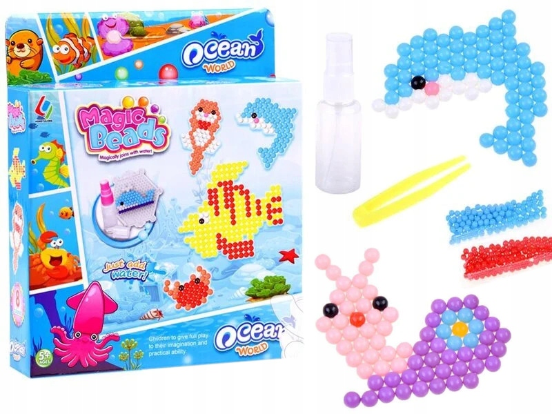 

Koraliki Wodne Zestaw 3D Wodny Świat 800el