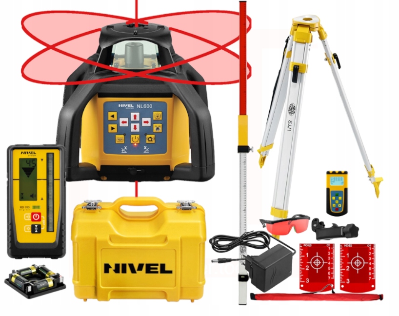 NIVEL SYSTEM NL600 DIGITAL NIWELATOR LASEROWY SET