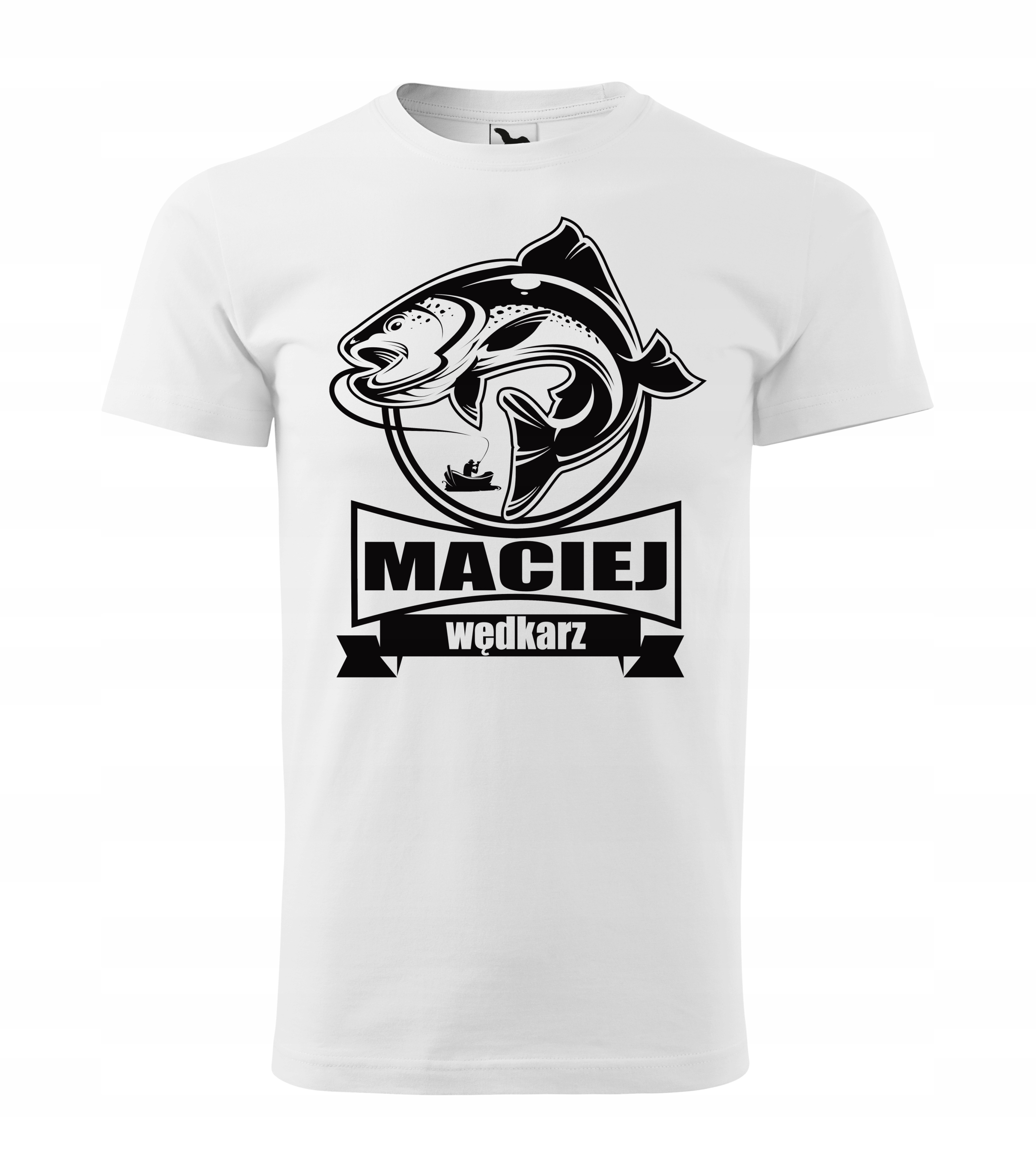 

Koszulka dla Wędkarza Prezent z imieniem Hit r. M