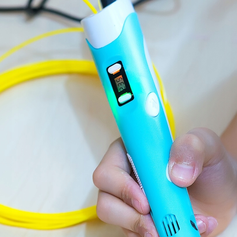 DŁUGOPIS 3D PEN DRUKARKA WKŁADY PLA 110M ZASILACZ PODSTAWKA Materiał metal