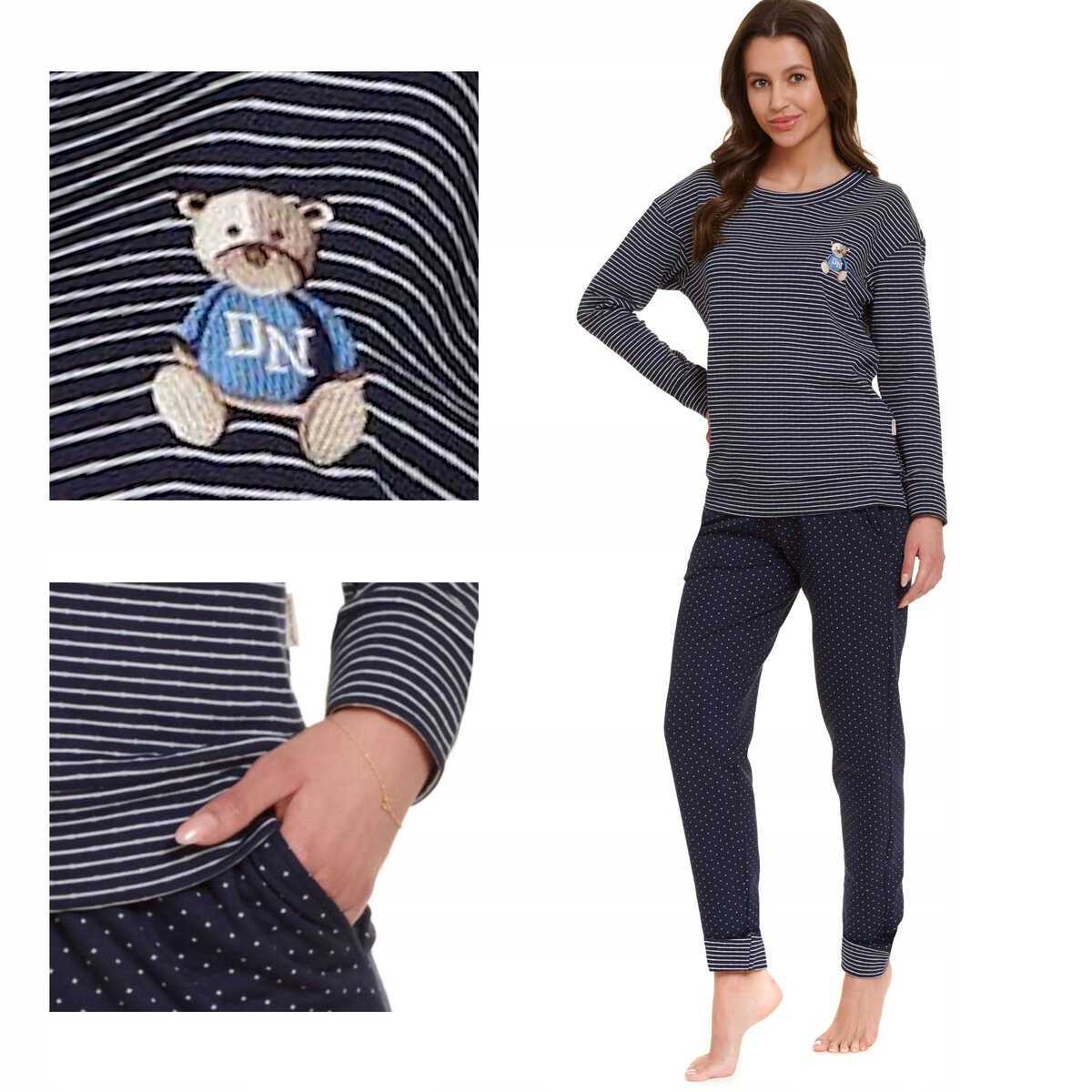 Doctor Nap Pyžamo Pm 5250 tmavě modré XL