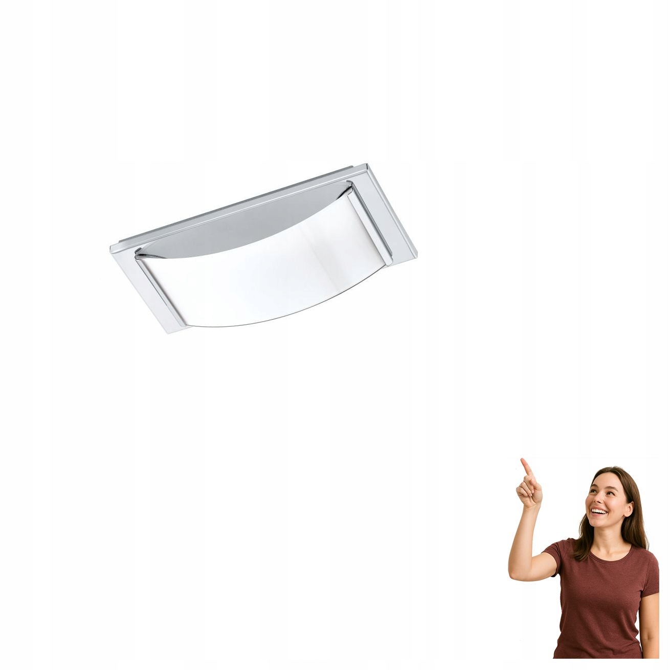 Led stropná a nástenná lampa 5,4 W Wasao 1 94881 Eglo