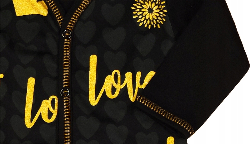 PAJAC pajacyk Rozpinany ZDOBIONY Love r 62 KLEKLE Marka KLEKLE