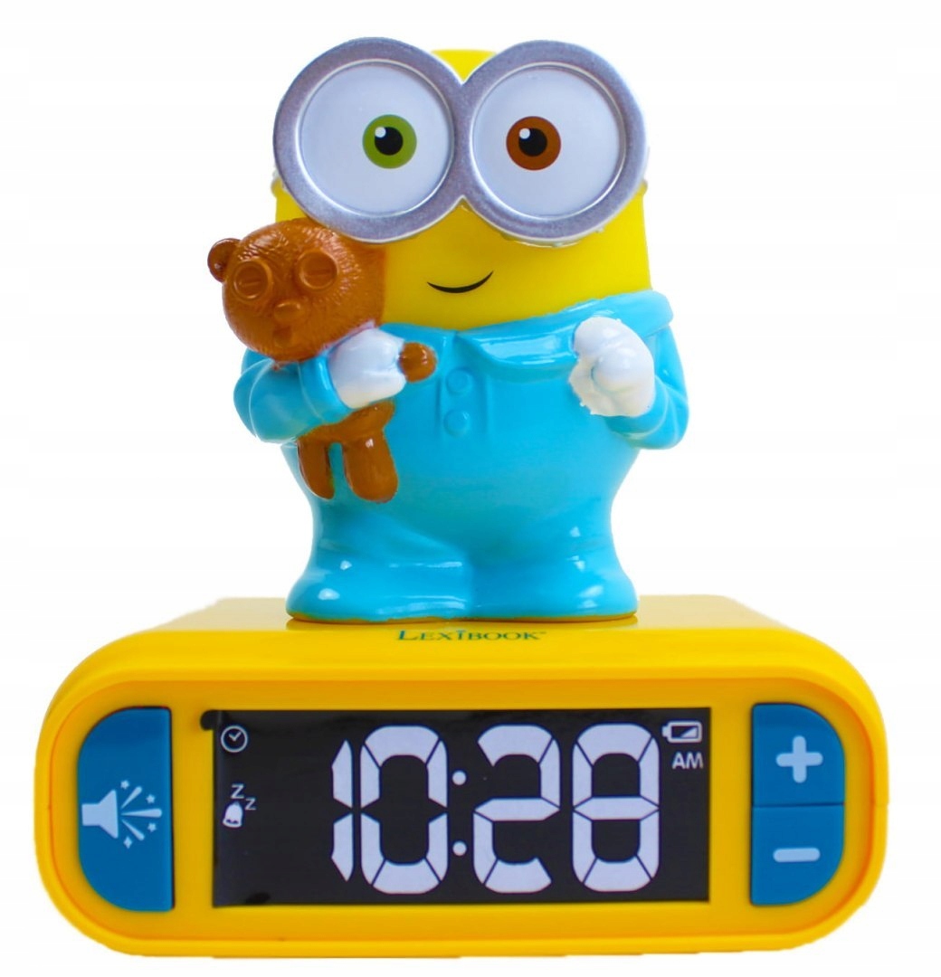 

Minionki Budzik Zegar Lampka Dla Dzieci Minions