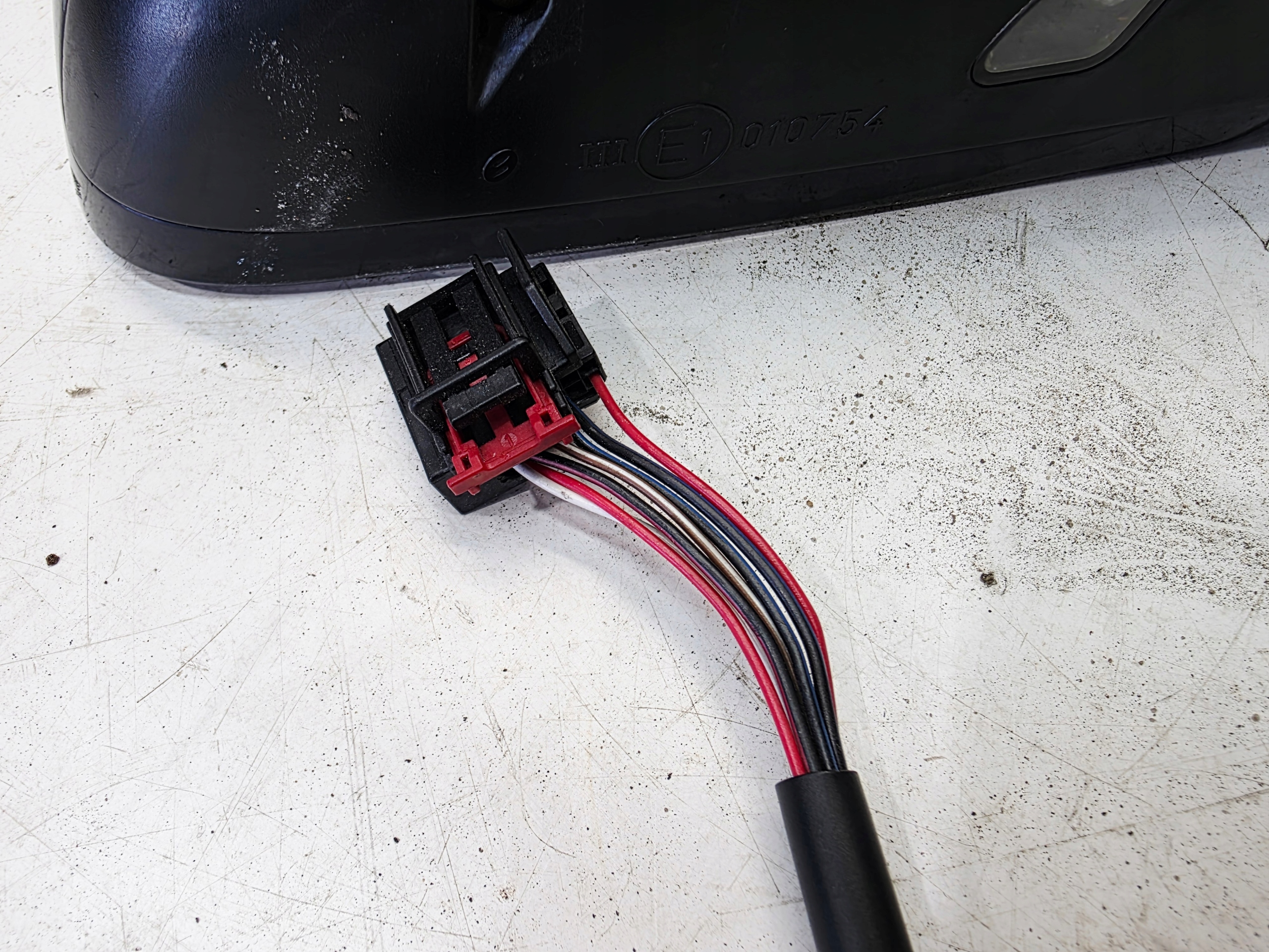 mirror exterior right front LED AUDI A6 C6 LZ5D 7 PIN UK