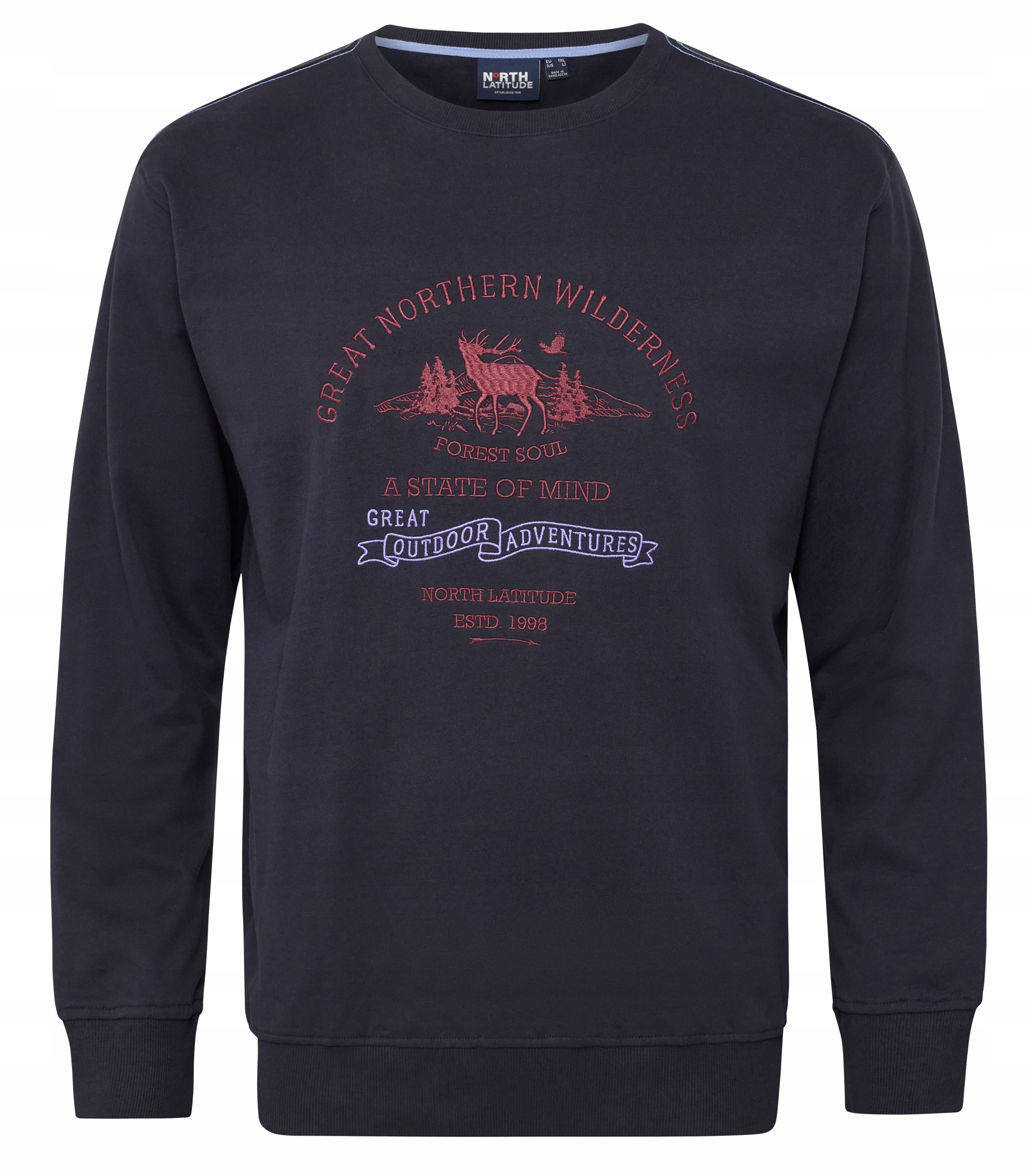 Velká pánská mikina North Latitude velké velikosti 3XL