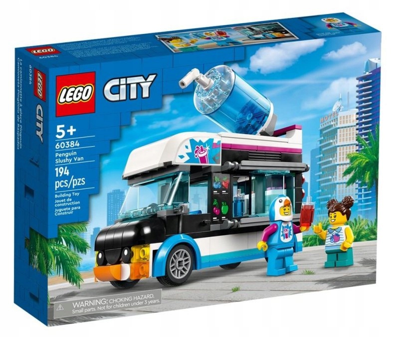 Lego 60384 City Pingwinia furgonetka ze slushem