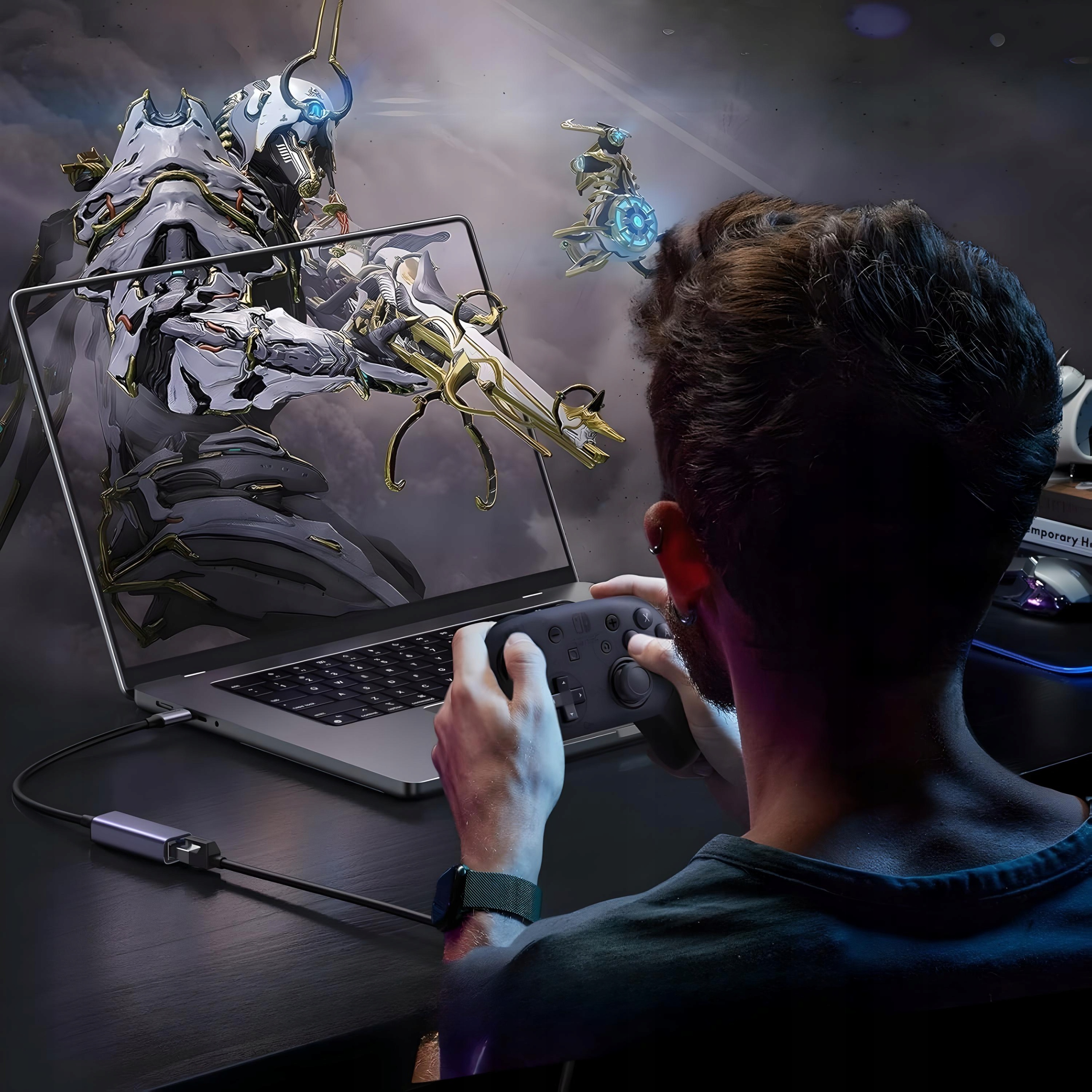 SÍŤOVÝ ADAPTÉR USB-C SÍŤOVÁ KARTA LAN RJ45 1000MBPS Ethernet Gigabit Druh karty externí