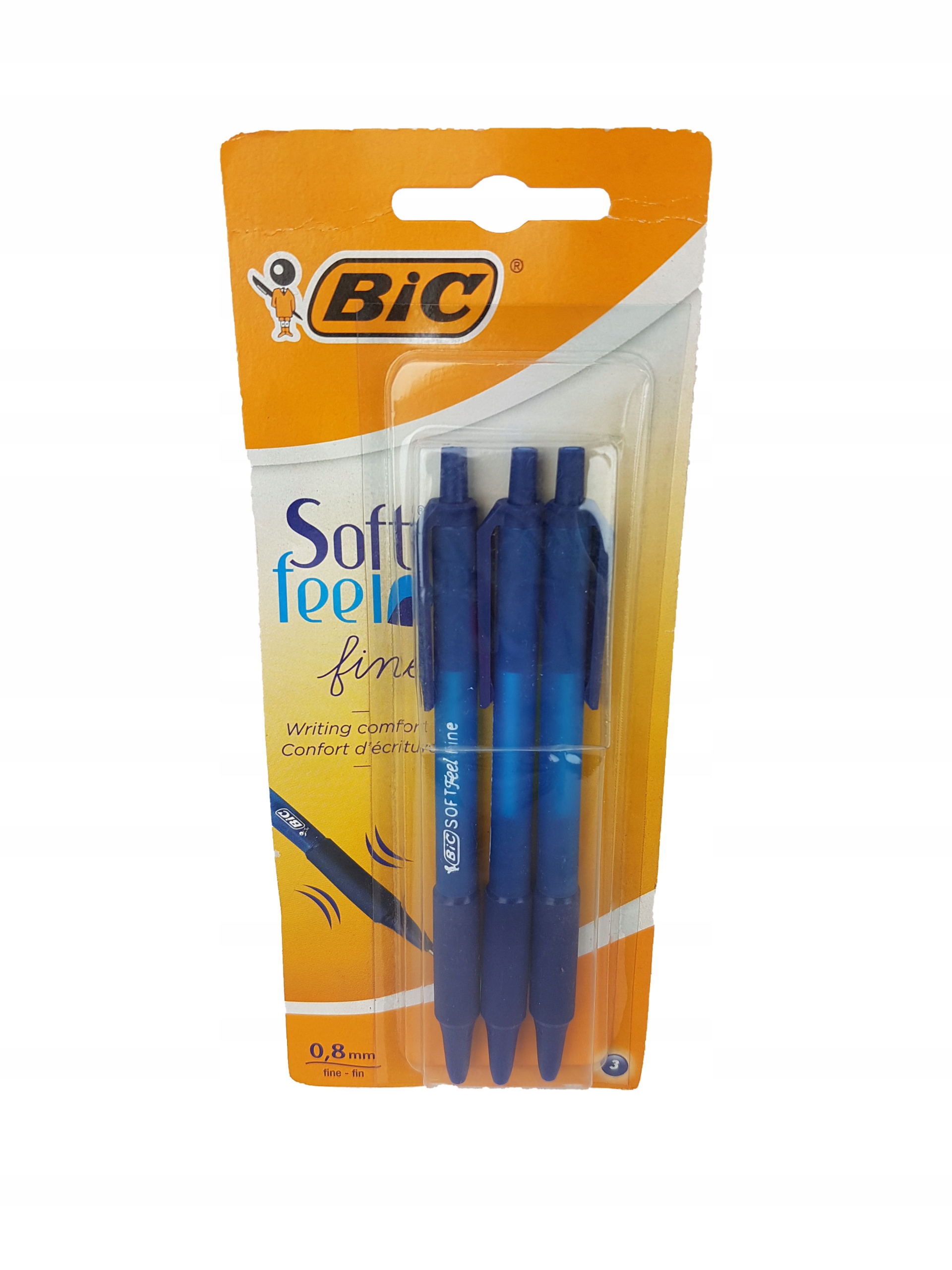 

Długopis Niebieski Automatyczny Soft Feel 3szt Bic