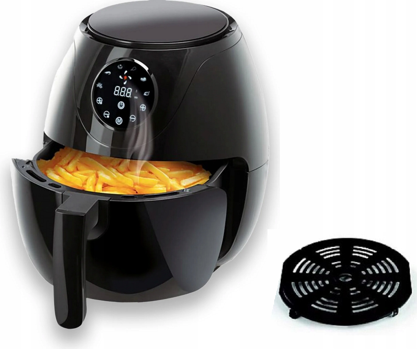 Frytkownica Beztłuszczowa Airfryer 3L Nieprzywierająca 6 Programów 1200W