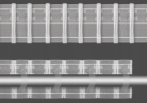

Taśma Transp. Ołówek Z Szelkami Na Karnisz 7,5 cm.