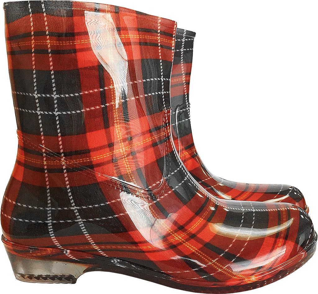 

Buty damskie krótkie kalosze w modną kratę Cb r.41
