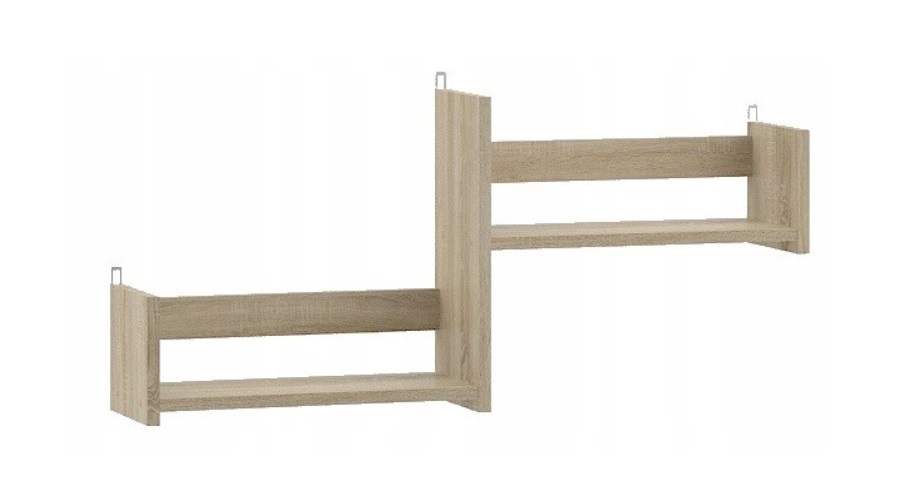 

Półka ścienna wisząca Podwójna 95 cm Sonoma