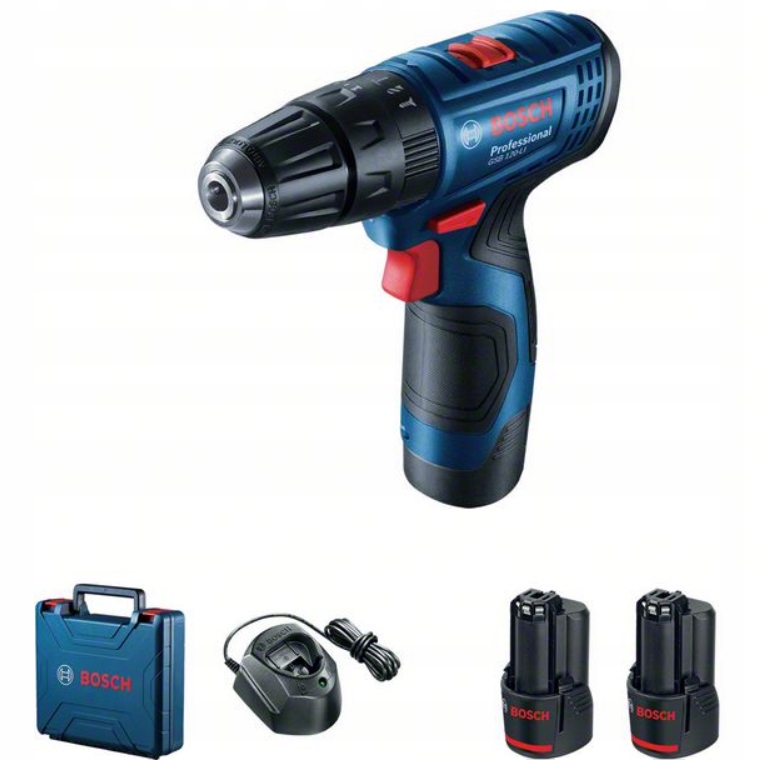 

Wiertarko-wkrętarka udarowa Gsb 120-LI Bosch + Ako