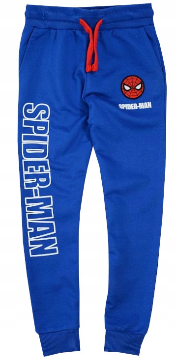SPIDERMAN SPODNIE DRESOWE niebieskie 122 R045B