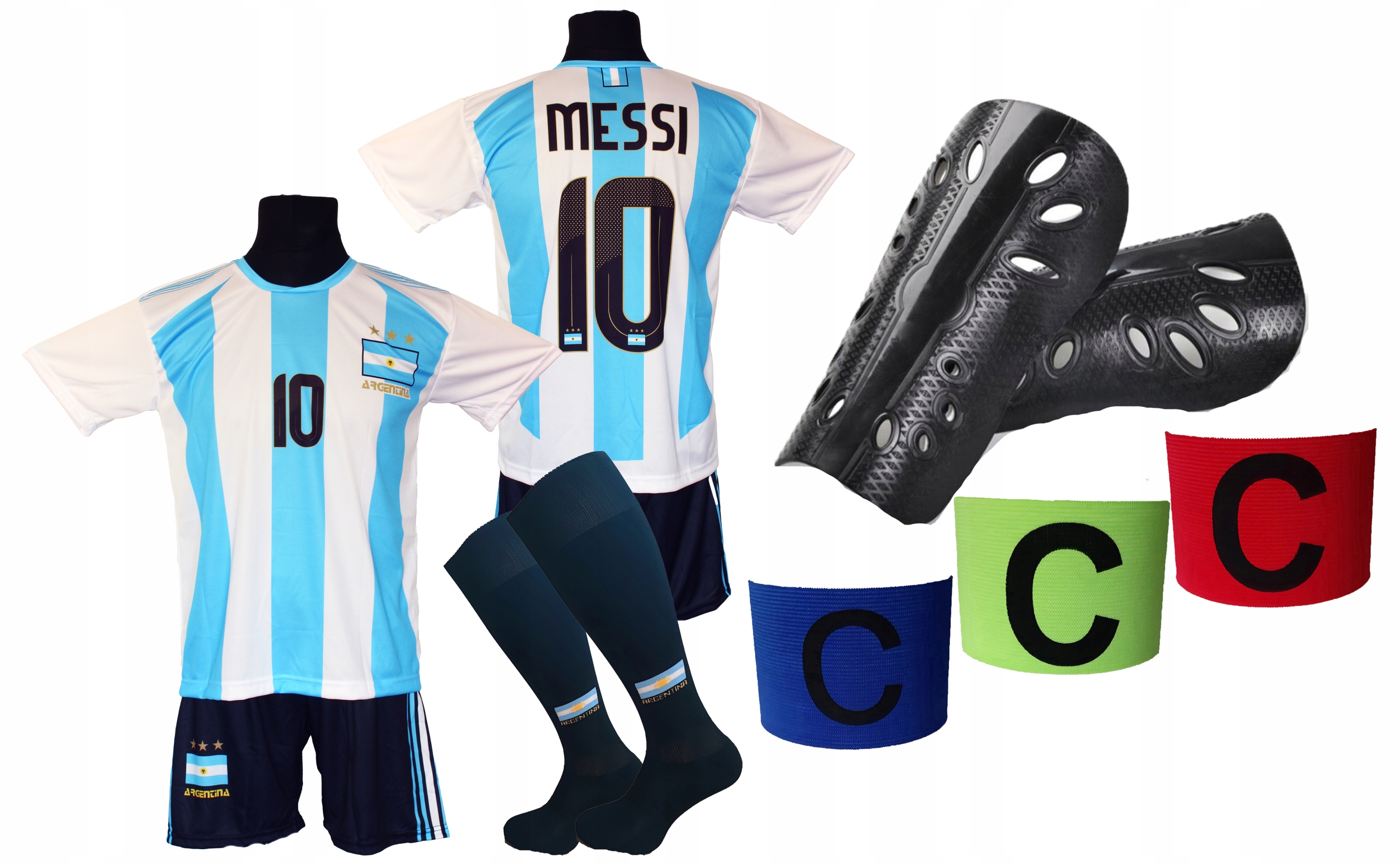 Messi sportovní set fotbalového oblečení Argentina Oo 134