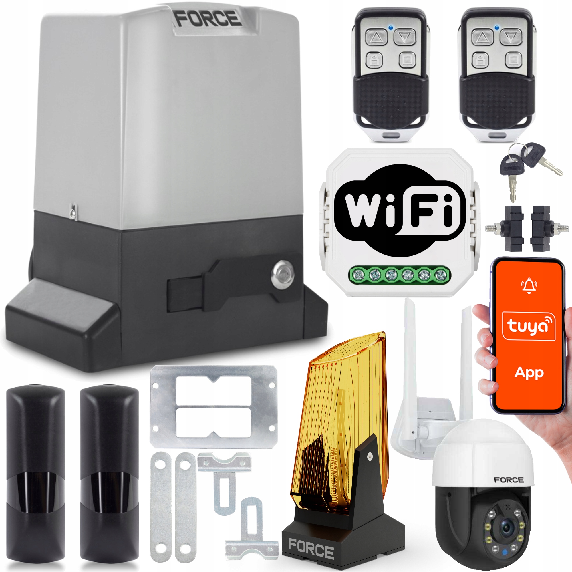FORCE 760 WIFI GATE KIT ПУЛЬТИ ДИСТАНЦІЙНОГО КЕРУВАННЯ LAMP КАМЕРА