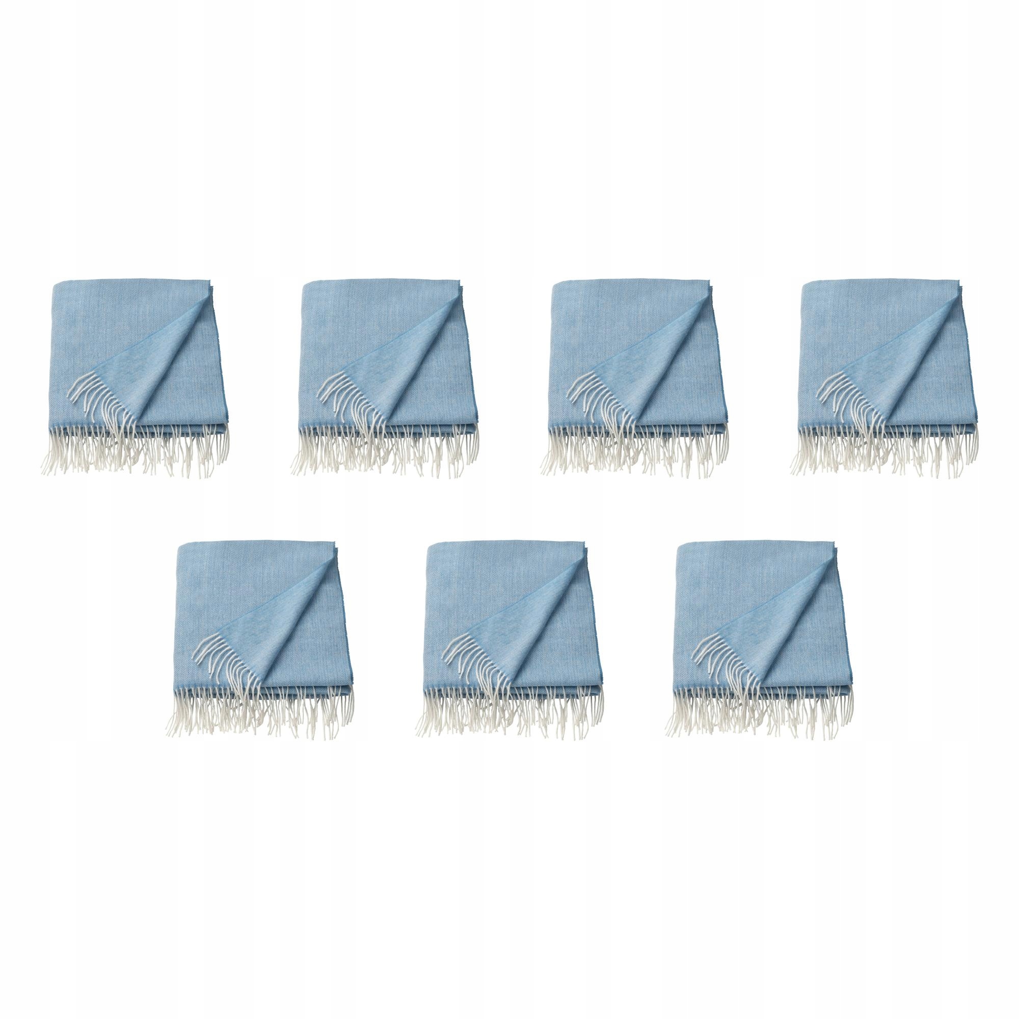 7 ks Holmvi Pled modrý 120 x 160 cm