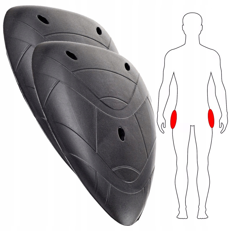 Sas-Tec Ochraniacze Bioder Level 1 - 200/140/10 mm